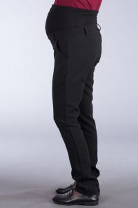 Těhotenské kalhoty BEBEFIELD - Harper Black - Velikost 42