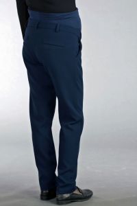 Těhotenské kalhoty BEBEFIELD - Harper Blue - Velikost 36