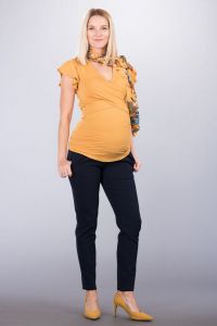 Těhotenské kalhoty BEBEFIELD - Saragossa - Velikost 36