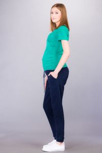 Těhotenské kalhoty BEBEFIELD - Giorgio Navy
