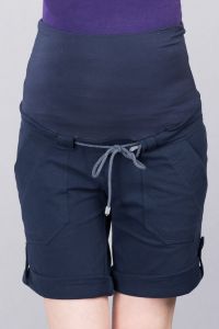 Těhotenské kalhoty BEBEFIELD - Pietro Navy - Velikost 42