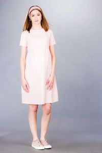 Těhotenské šaty BEBEFIELD - Malia Blush | Velikost 36, Velikost 38, Velikost 40, Velikost 42, Velikost 44