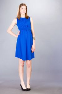 Těhotenské šaty BEBEFIELD - Thea Blue | Velikost 36, Velikost 38, Velikost 40, Velikost 42, Velikost 44