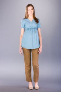 Těhotenské kalhoty BEBEFIELD - Toledo Cinnamon | Velikost 36, Velikost 38, Velikost 40, Velikost 42, Velikost 44