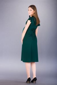 Těhotenské šaty BEBEFIELD - Luna Pine - Velikost 42