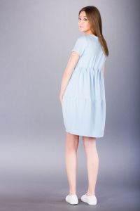 Těhotenské šaty BEBEFIELD - Marlena Blue
