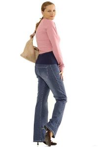 Těhotenské kalhoty BEBEFIELD - Perfect Jeans