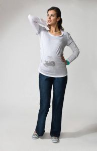 Těhotenské kalhoty Torelle - Pacific | velikost XL