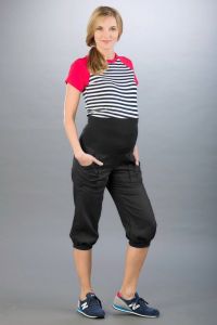 Těhotenské kalhoty BEBEFIELD - Cairo - Velikost 40