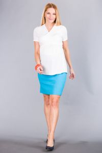 Těhotenská sukně BEBEFIELD - Celine Blue | Velikost 36, Velikost 38, Velikost 40, Velikost 42, Velikost 44